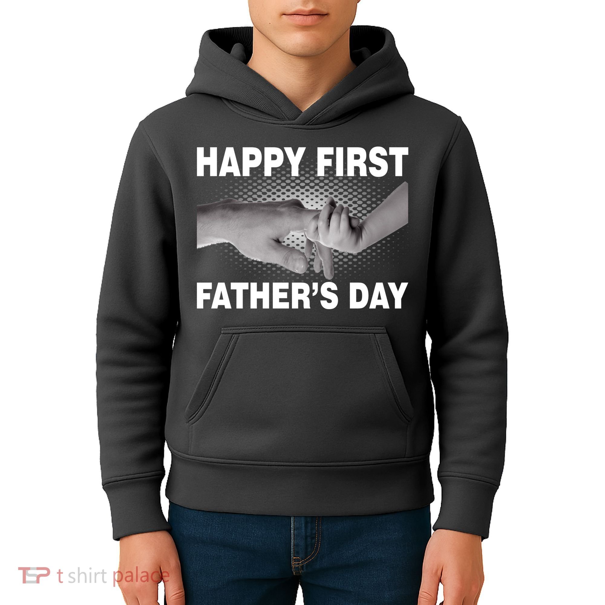 Happy First Father's Day Kids Hoodie