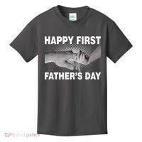 Happy First Father's Day Kids T-Shirt thumb 0