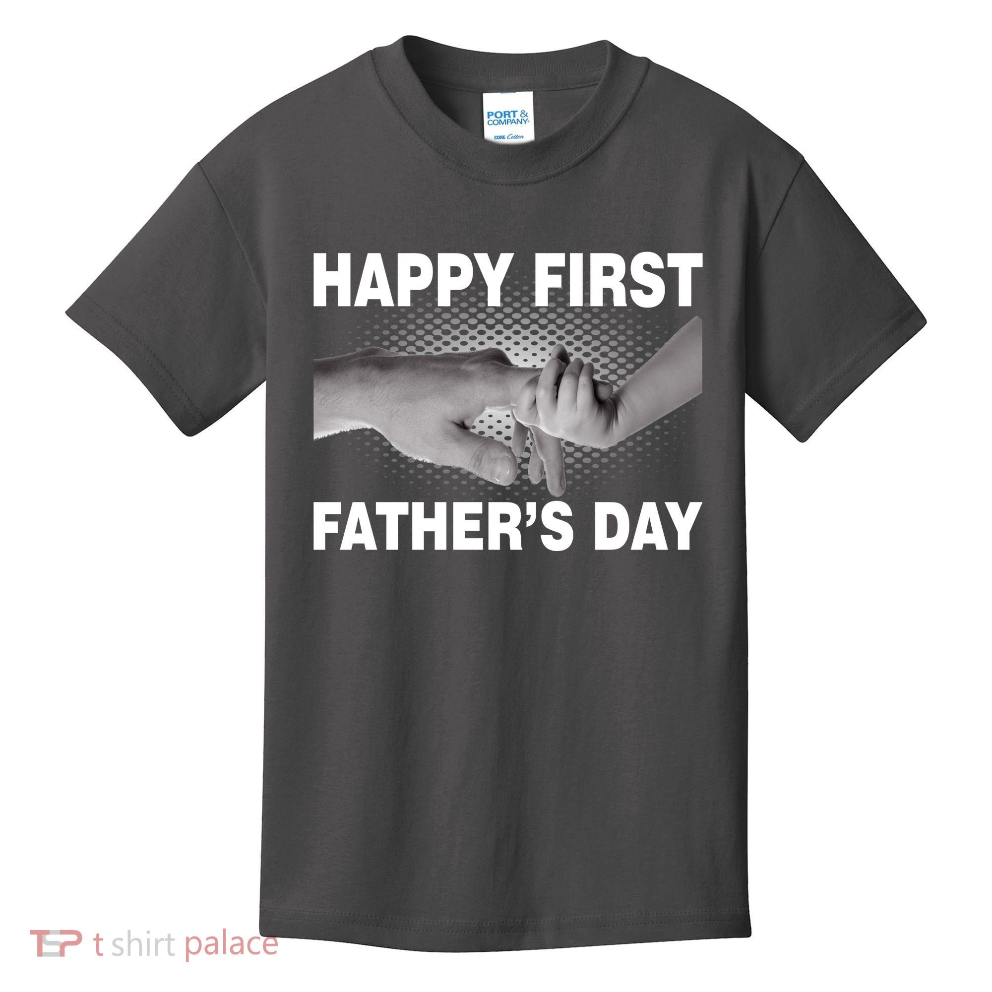 Happy First Father's Day Kids T-Shirt