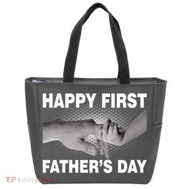 Happy First Father's Day Tote Bag