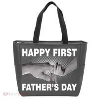 Happy First Father's Day Tote Bag thumb 0