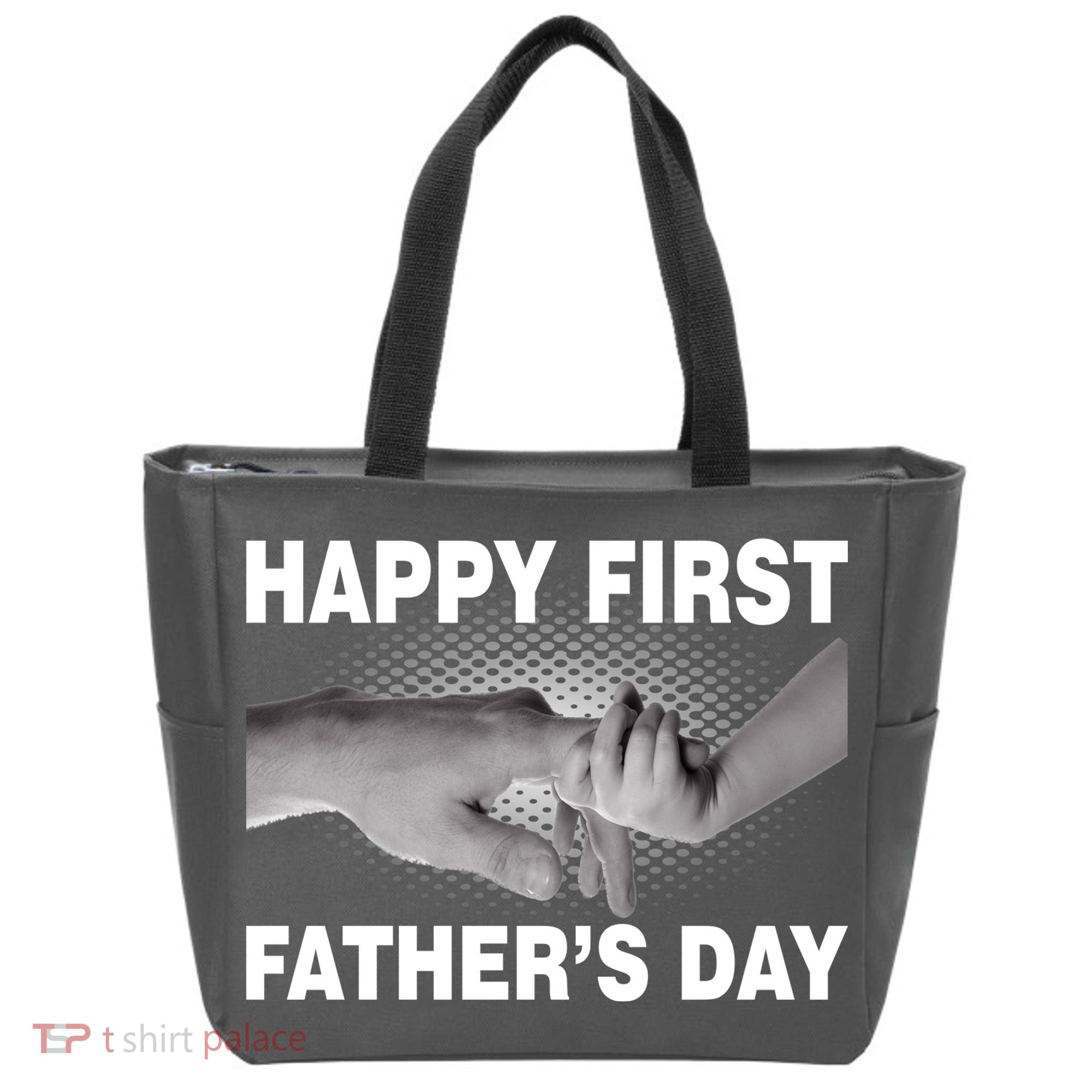 Happy First Father's Day Tote Bag