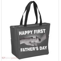 Happy First Father's Day Tote Bag thumb 2