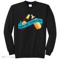 Happy First Father's Day Baby Bottle Sweatshirt thumb 0