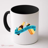 Happy First Father's Day Baby Bottle Coffee Mug thumb 0