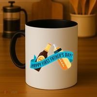 Happy First Father's Day Baby Bottle Coffee Mug thumb 4