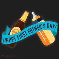 Happy First Father's Day Baby Bottle Beanie thumb 2