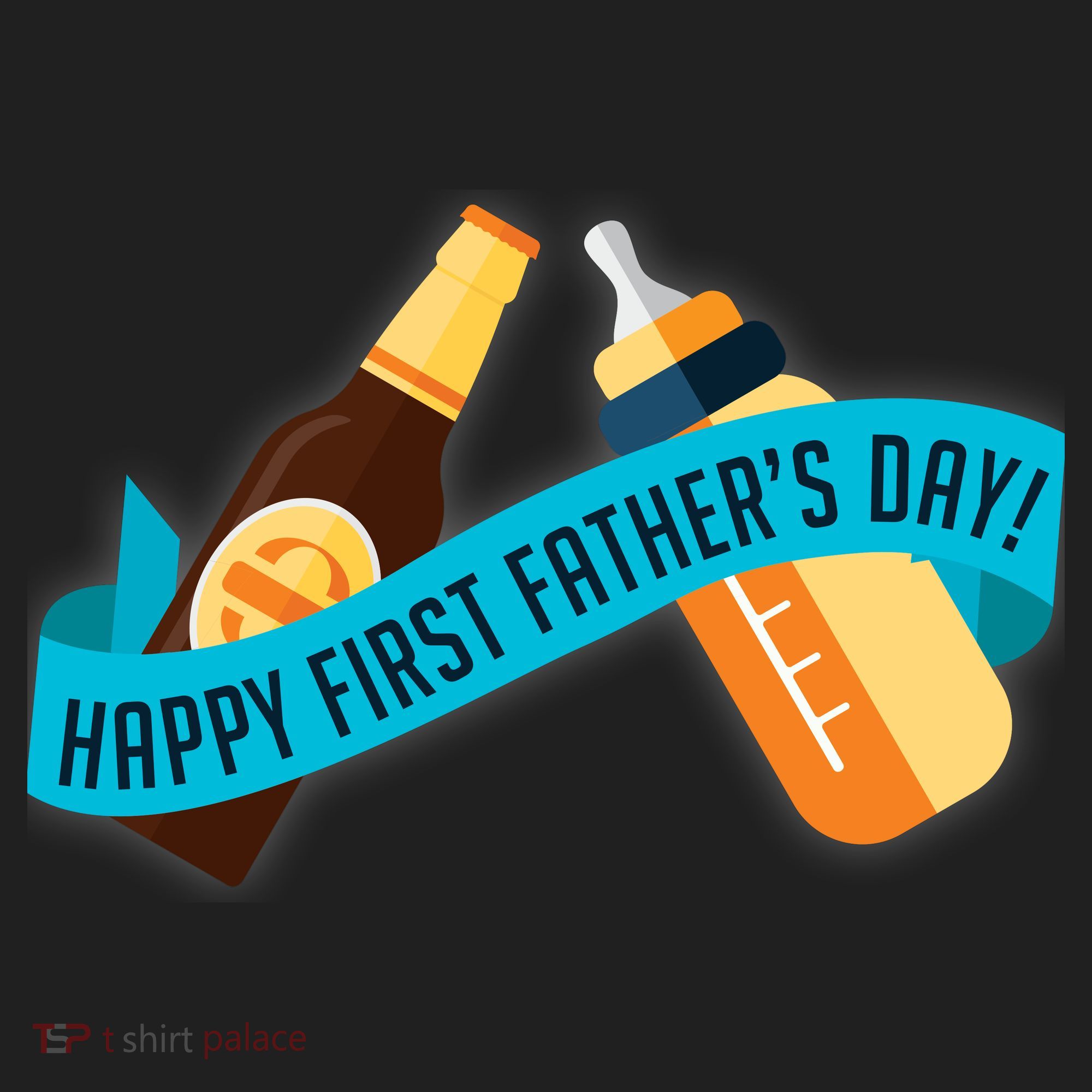 Happy First Father's Day Baby Bottle Beanie