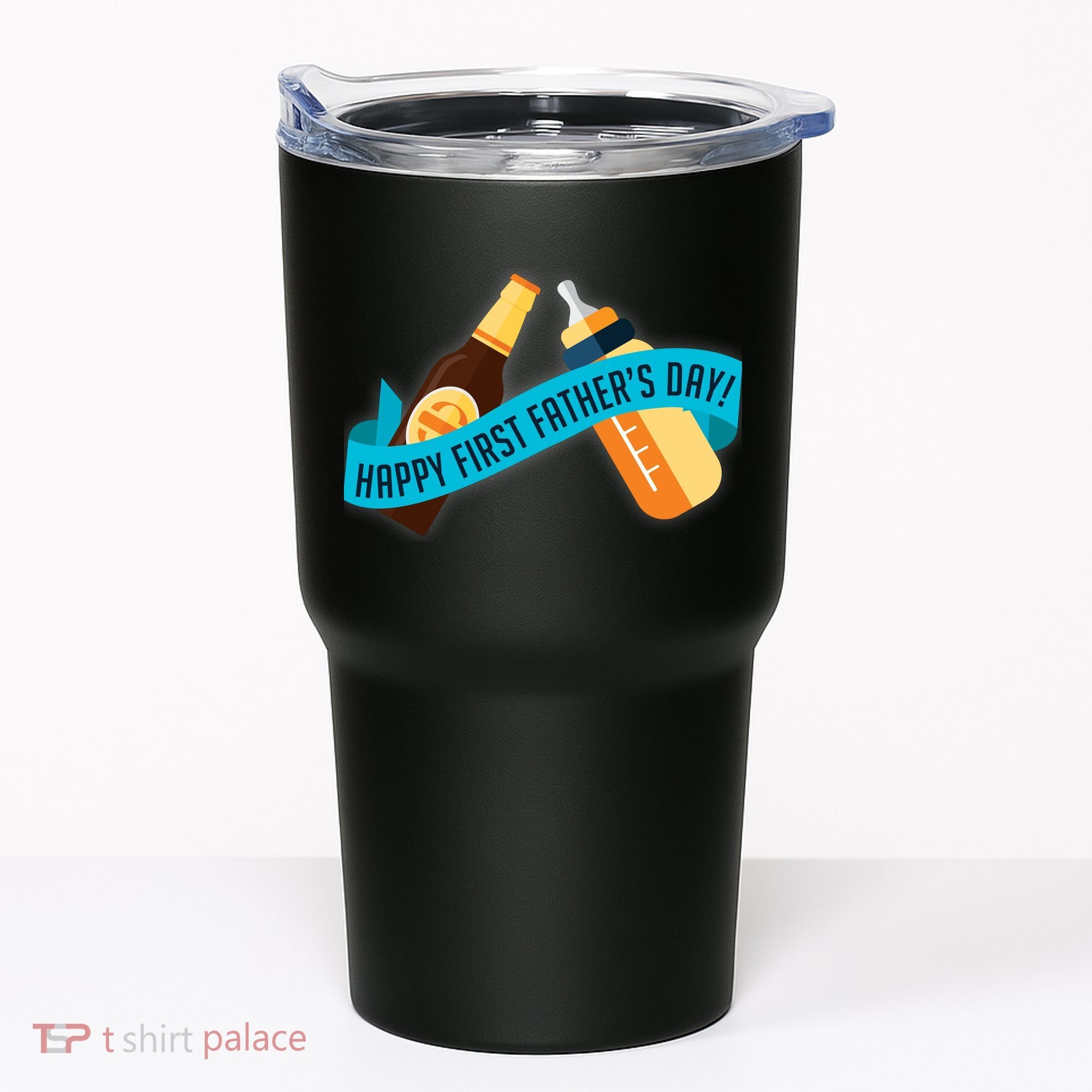 Happy First Father's Day Baby Bottle Tumbler