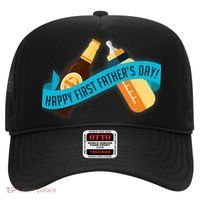 Happy First Father's Day Baby Bottle Hat thumb 0
