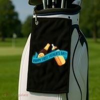 Happy First Father's Day Baby Bottle Golf Towel thumb 2
