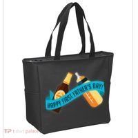Happy First Father's Day Baby Bottle Tote Bag thumb 2