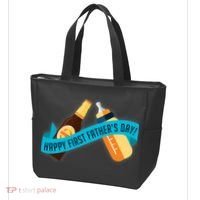 Happy First Father's Day Baby Bottle Tote Bag thumb 3