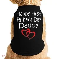 Happy First Father's Day Daddy Doggie Tank thumb 0
