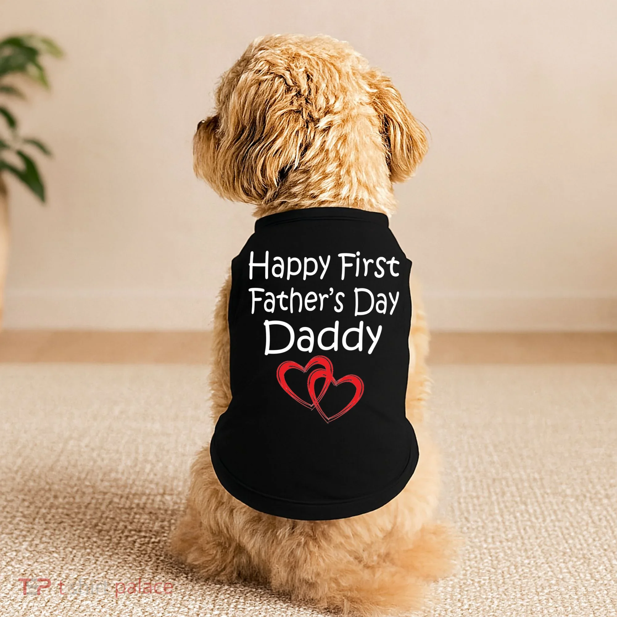 Happy First Father's Day Daddy Doggie Tank