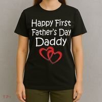 Happy First Father's Day Daddy T-Shirt thumb 4