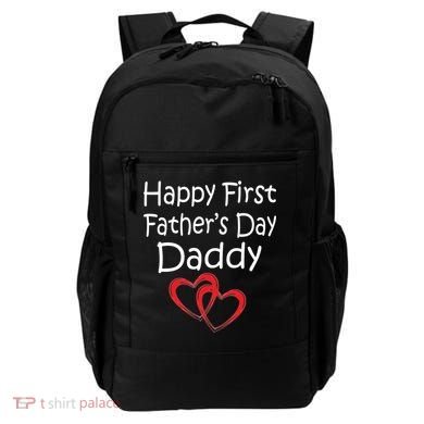 Happy First Father's Day Daddy Backpack