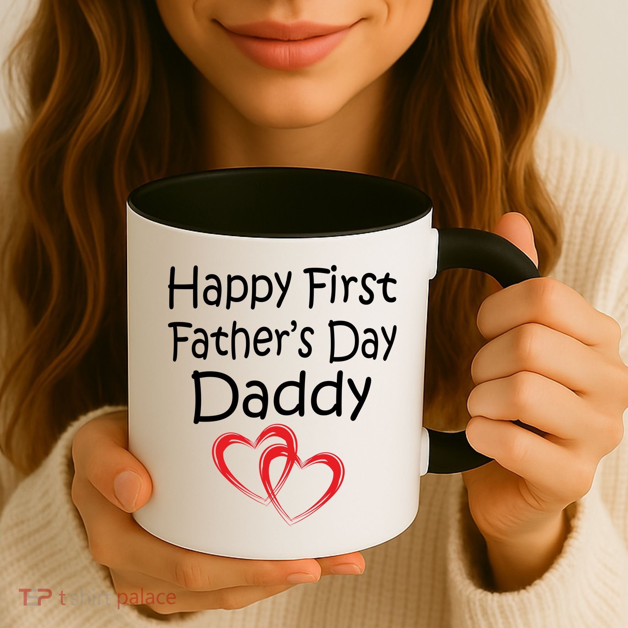 Happy First Father's Day Daddy Coffee Mug