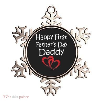 Happy First Father's Day Daddy Ornament