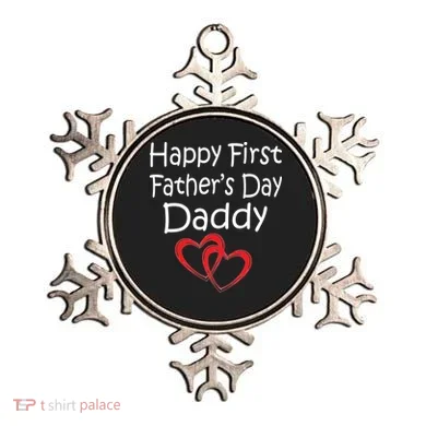 Happy First Father's Day Daddy Ornament