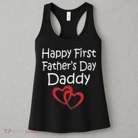Happy First Father's Day Daddy Women's Tank Top thumb 3