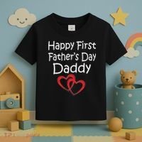 Happy First Father's Day Daddy Toddler T-Shirt thumb 3