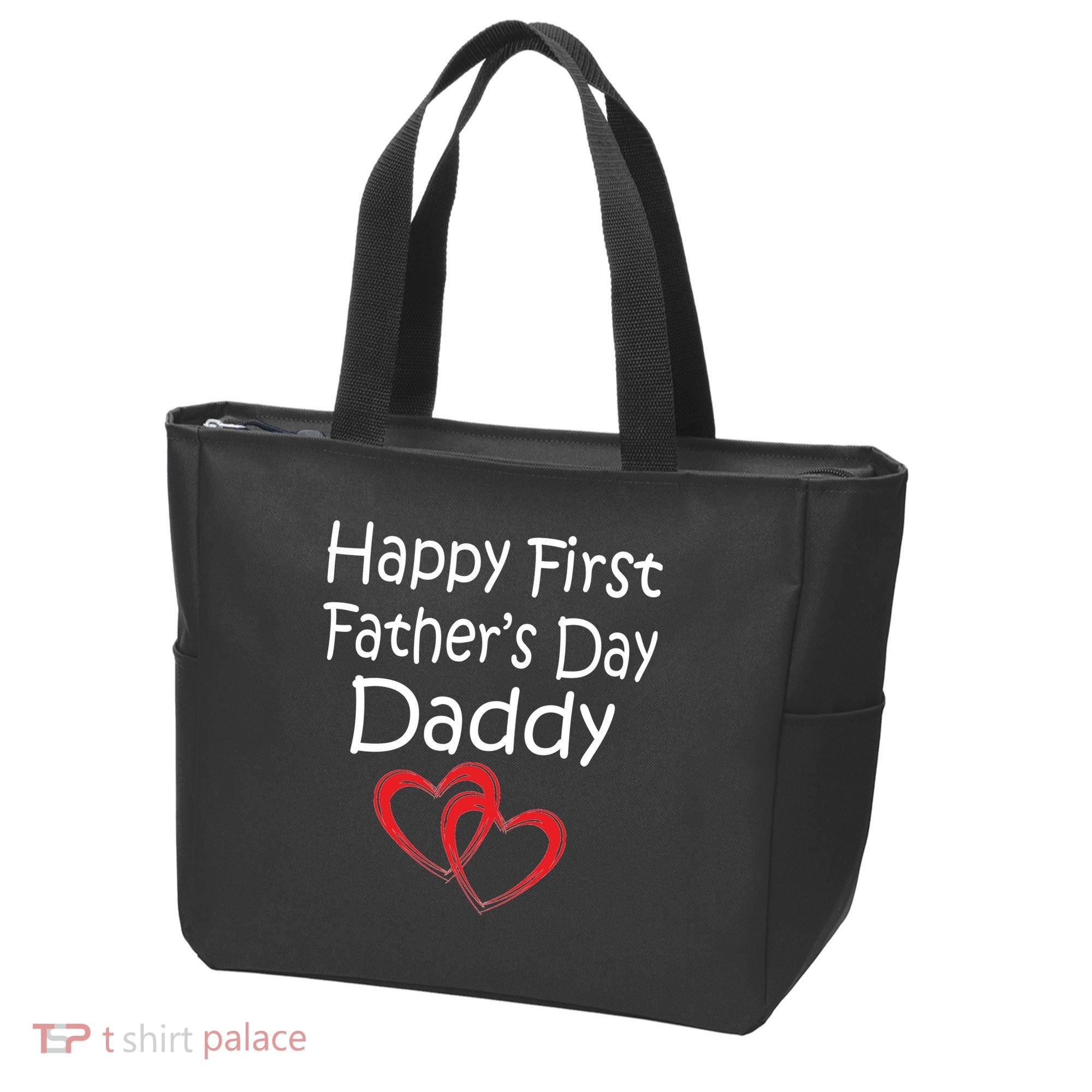 Happy First Father's Day Daddy Tote Bag