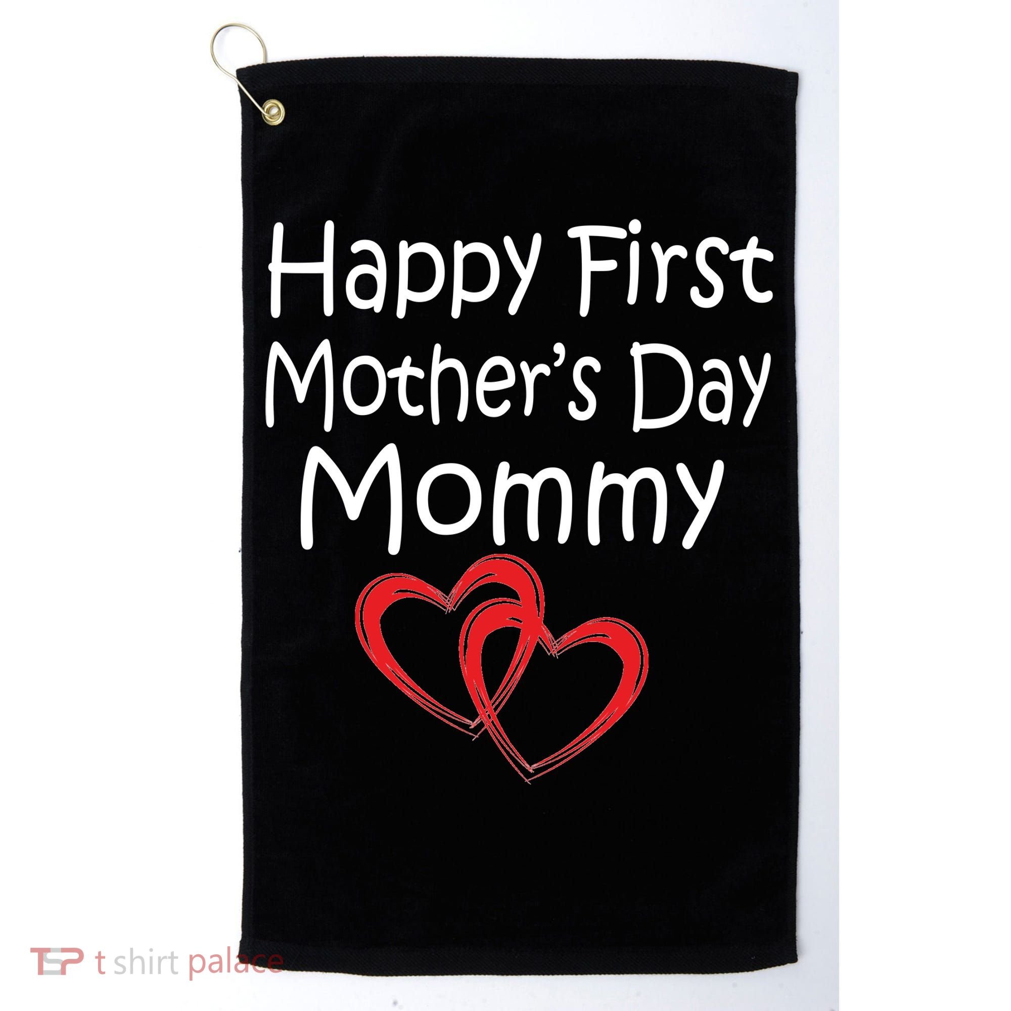 Happy First Mother's Day Mommy Golf Towel