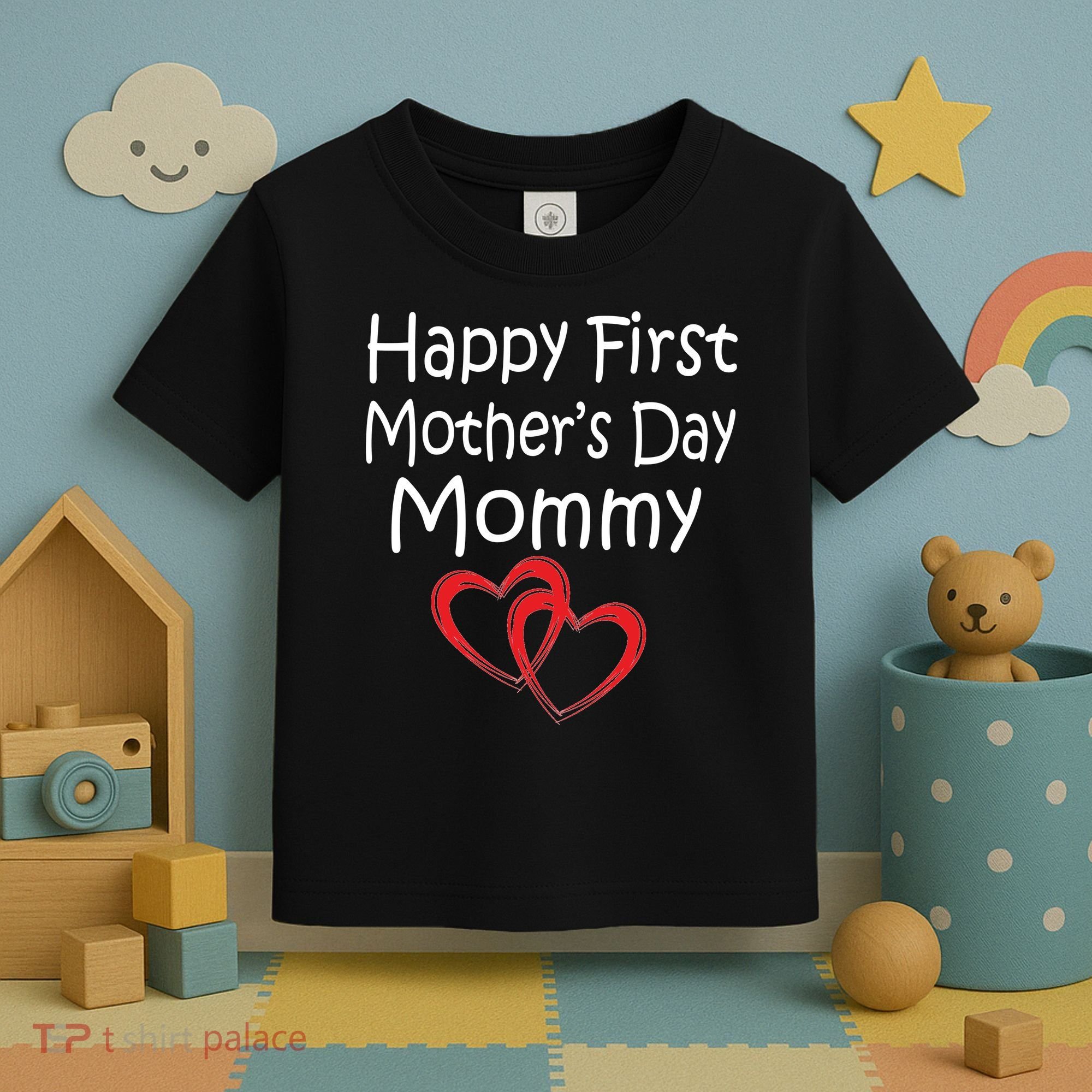 Happy First Mother's Day Mommy Toddler T-Shirt