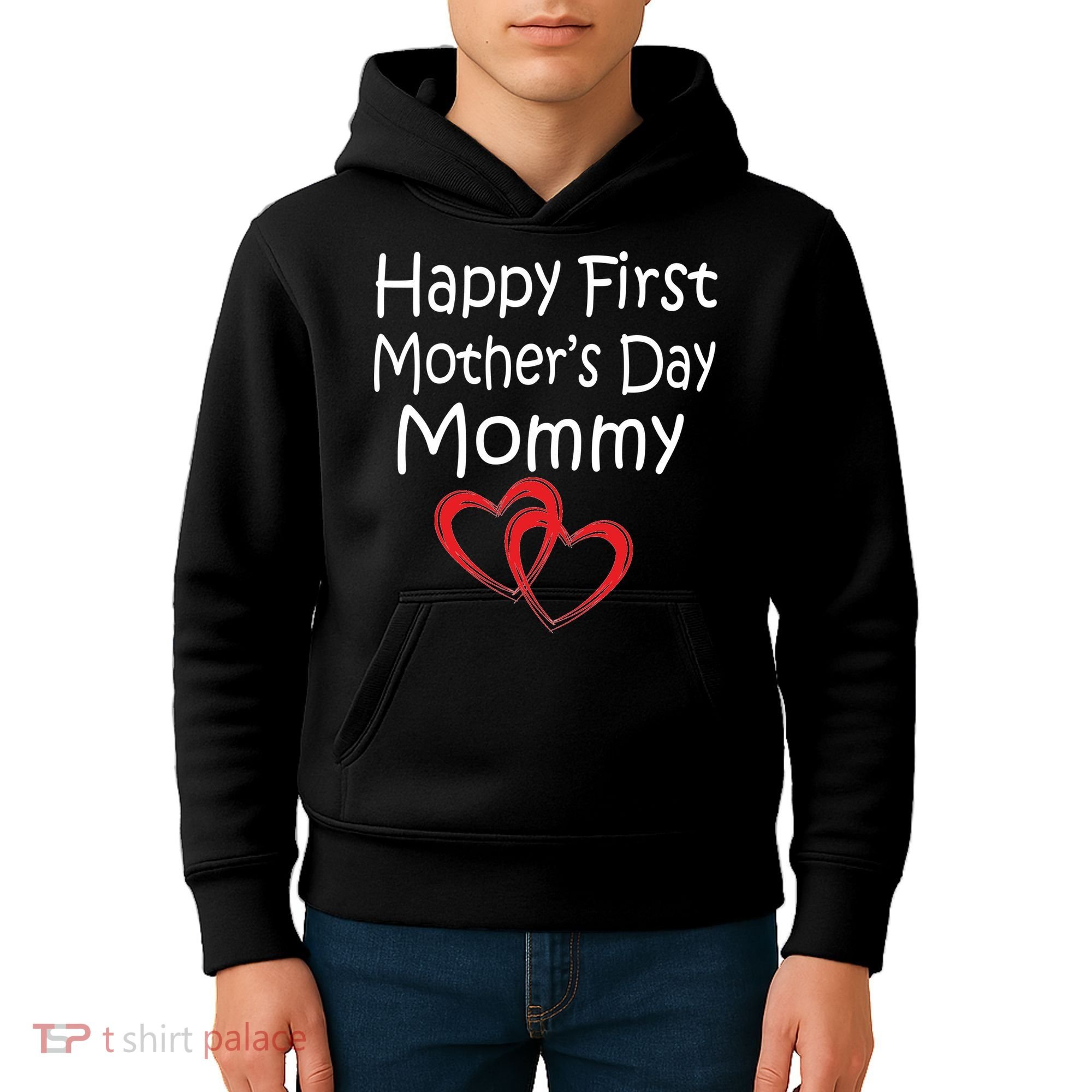 Happy First Mother's Day Mommy Kids Hoodie