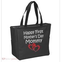 Happy First Mother's Day Mommy Tote Bag thumb 2