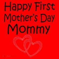 Happy First Mother's Day Mommy Santa Hat thumb 1