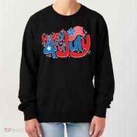 Happy Fourth Of July Red White And Blue Women's Sweatshirt thumb 0