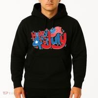 Happy Fourth Of July Red White And Blue Hoodie thumb 2