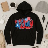 Happy Fourth Of July Red White And Blue Hoodie thumb 3