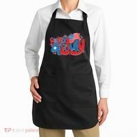 Happy Fourth Of July Red White And Blue Apron thumb 2