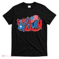 Happy Fourth Of July Red White And Blue T-Shirt thumb 0