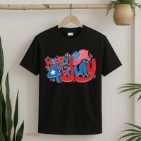 Happy Fourth Of July Red White And Blue T-Shirt thumb 2