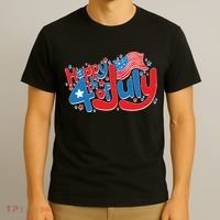 Happy Fourth Of July Red White And Blue T-Shirt thumb 3
