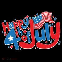 Happy Fourth Of July Red White And Blue T-Shirt thumb 7