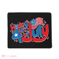 Happy Fourth Of July Red White And Blue Mousepad thumb 0