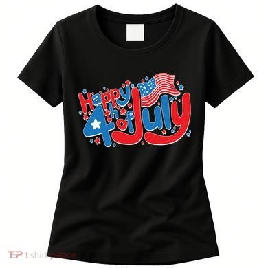 Happy Fourth Of July Red White And Blue Women's T-Shirt