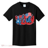 Happy Fourth Of July Red White And Blue Kids T-Shirt thumb 0