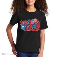 Happy Fourth Of July Red White And Blue Kids T-Shirt thumb 2