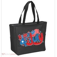 Happy Fourth Of July Red White And Blue Tote Bag thumb 2