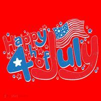 Happy Fourth Of July Red White And Blue Santa Hat thumb 1