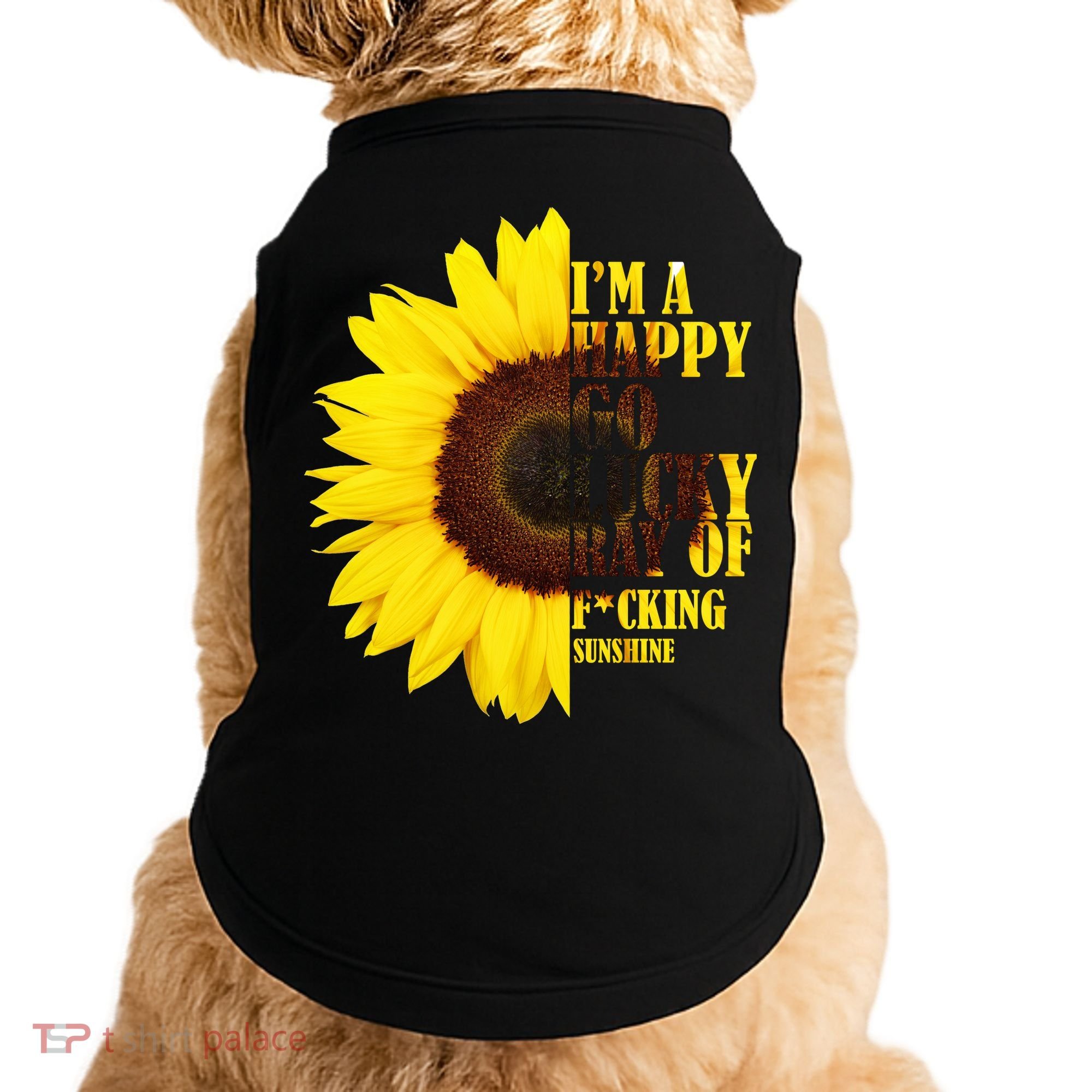 Happy Go Lucky Ray Of Sunshine Doggie Tank