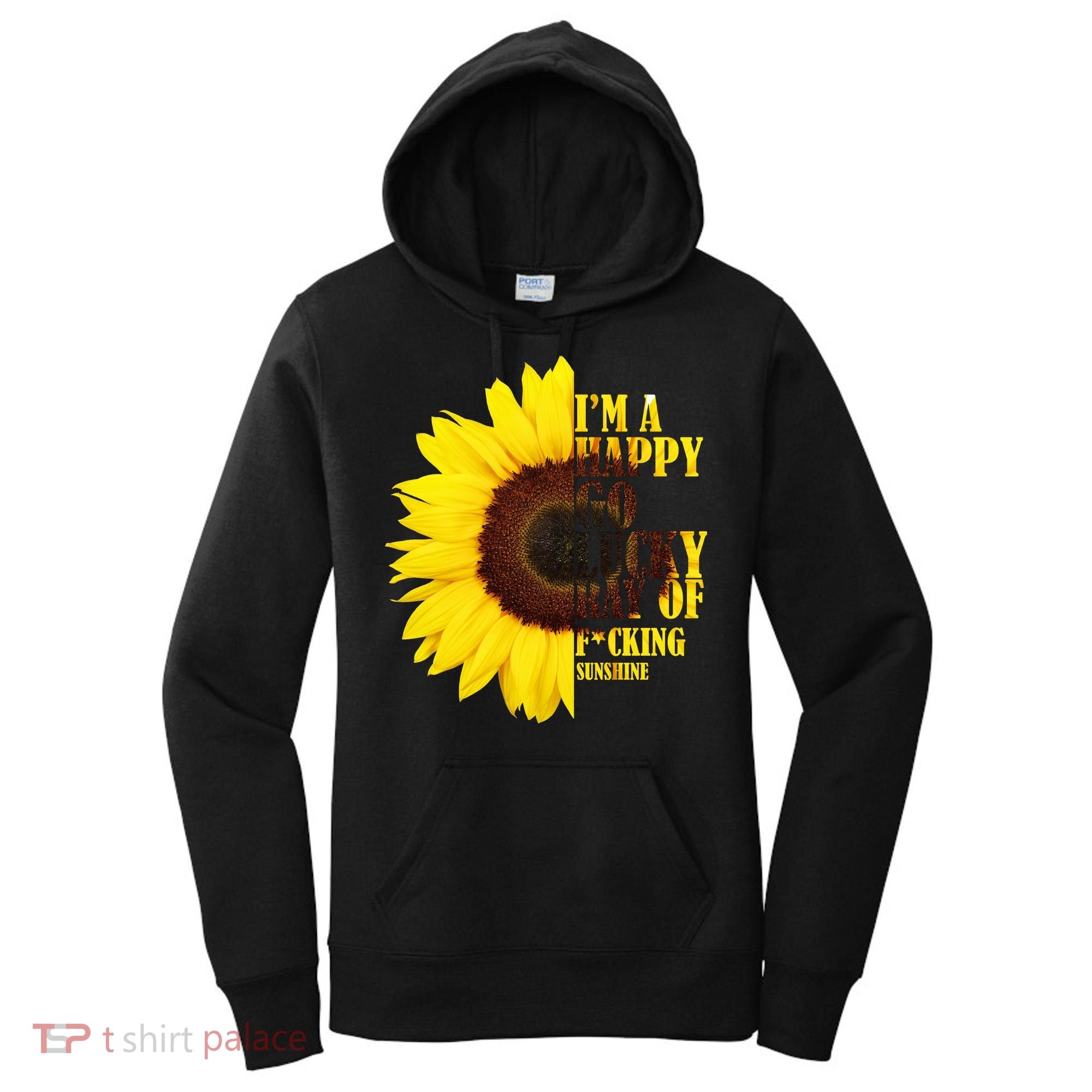 Happy Go Lucky Ray Of Sunshine Women's Hoodie