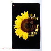 Happy Go Lucky Ray Of Sunshine Golf Towel thumb 0