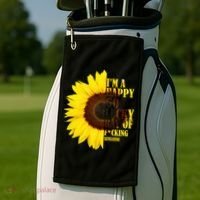 Happy Go Lucky Ray Of Sunshine Golf Towel thumb 2